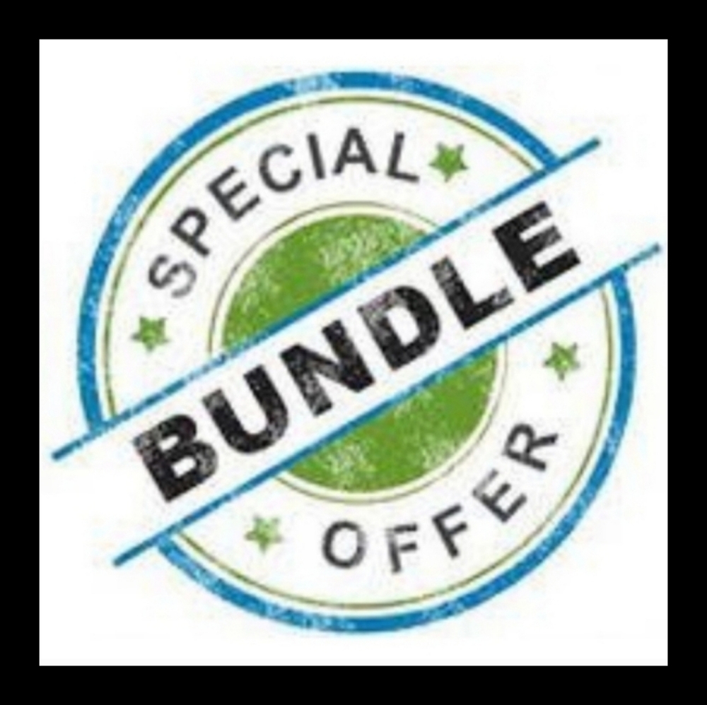 BUNDLE AND SALE on 3 or more items and receive 20% off your total price